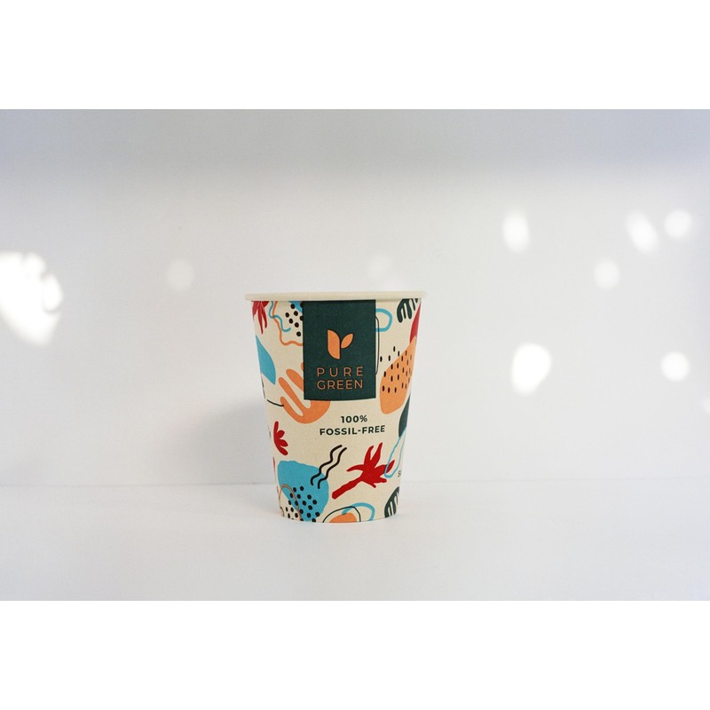 PG EcoAmour Organic Paper Cups, 240 ml, 8 Oz, Coffee