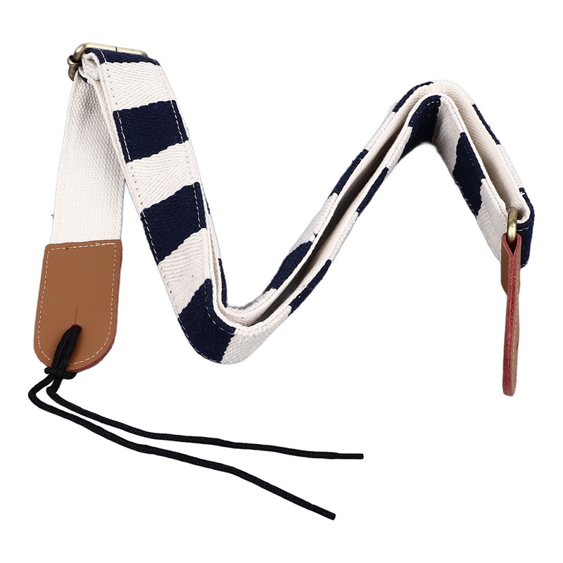 Ukulele Strap Thicken for Shoulder Cotton Plaid Adjustable Length String