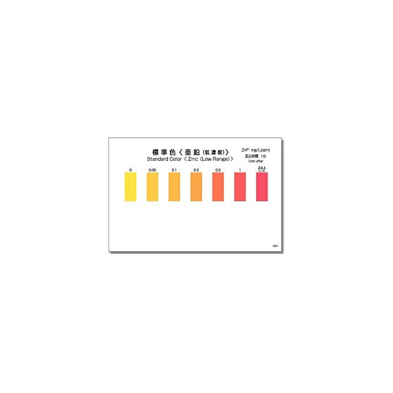 Kyoritsu RIKEN Pack Test (R) Zinc (Low Concentration) WAK-Zn(D) /6-8675-79