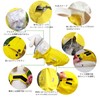 Dog Raincoat, Poncho, Rainy Season Protection, Includes Transparent Hat, Easy