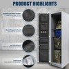 XTQINJIN Gun Safe Door Organizer, Gun Safe Accessories Storage with