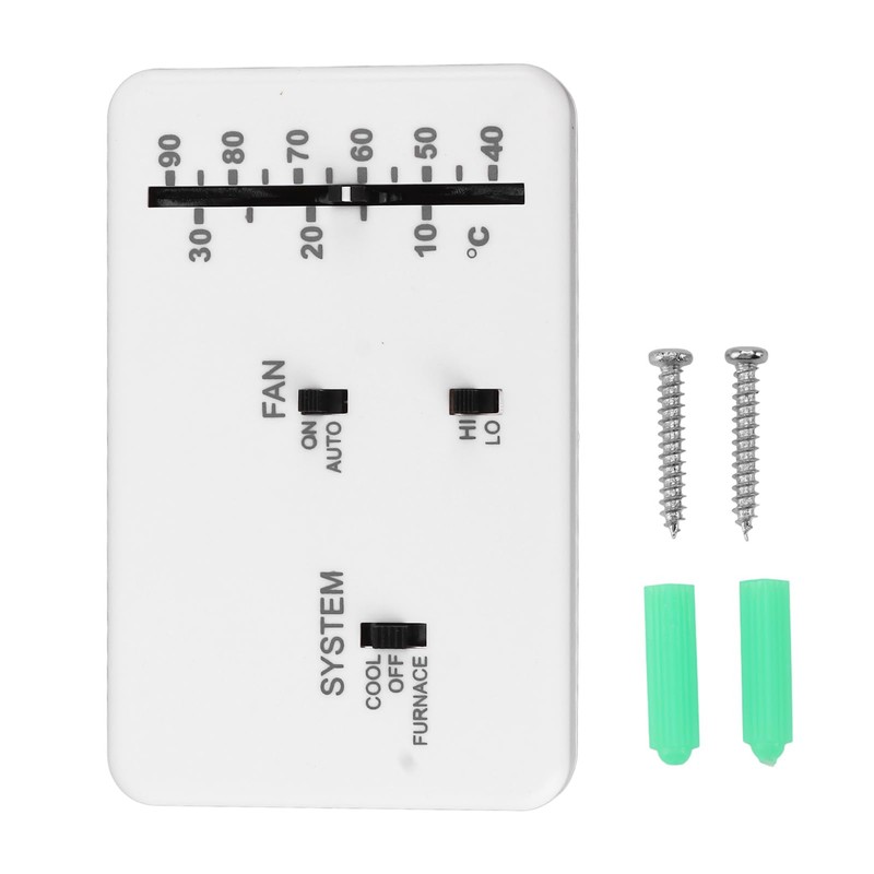 RV Thermostat, Settable Heat and Cool Temperature Controller with Remote