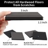 8 PCS 5" Square Felt Furniture Movers Sliders for Hardwood