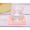 Mini Skater 3pcs Bar Coasters 10x10x0.2CM Square Silicone Coasters for