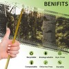 Solid Gold Paper Straws, 100 Pack Disposable Drinking Gold Straws