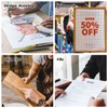 25 Pack 8.5" x 11" Hard Sheet Protectors, Rigid Print