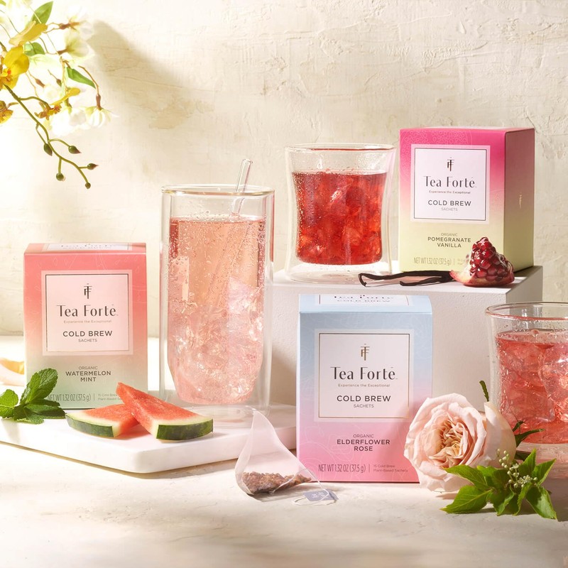 Tea Forte Cold Brew Pomegranate Vanilla Iced Tea Infuser