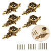 BSTKEY 5 Packs Rose Drawer Knobs Pull Handles for Cupboard