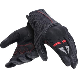 Dainese - Namib Gloves Summer Motorcycle Gloves with Elastic and Ventilated Fabric Touch Screen Man Black/Black, XXXL