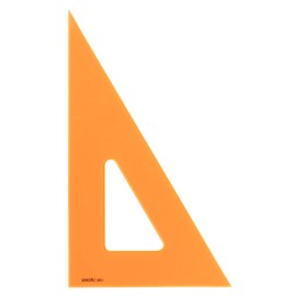 Pacific Arc's Scholastic Triangle - 6 inch - Fluorescent - 30/60 Angle - Polystyrene - Inking Edge - Technical Drawing Tools, Drafting, Architect and Engineering.