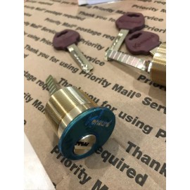 2 High Security Rim/Mortise Cyl.Mul-T- Lock Type.Key Alike Pick Resistant  .Best