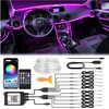 Interior Car LED Strip Lights 470 inches Fiber Optic tubing