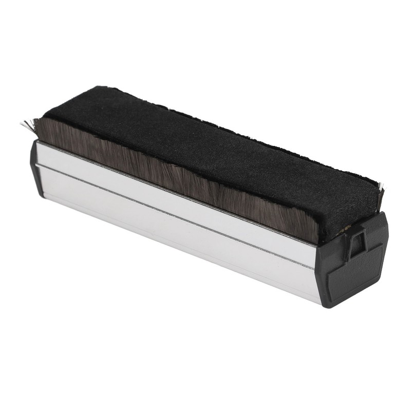 Vinyl Record Brush Aluminum Alloy Anti Static Fine Bristles Audio