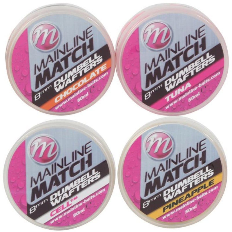 Mainline M3106 Match Dumbell Wafters 8 mm 50ml White Cell