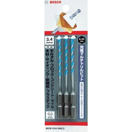 Bosch MDB043090/3 Charging Multi-Drill Bit, 0.17 inch (4.3 mm) φ, 3 Piece Set