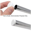 40mm Plastic End Caps, White Tube Inserts, Pack of 4