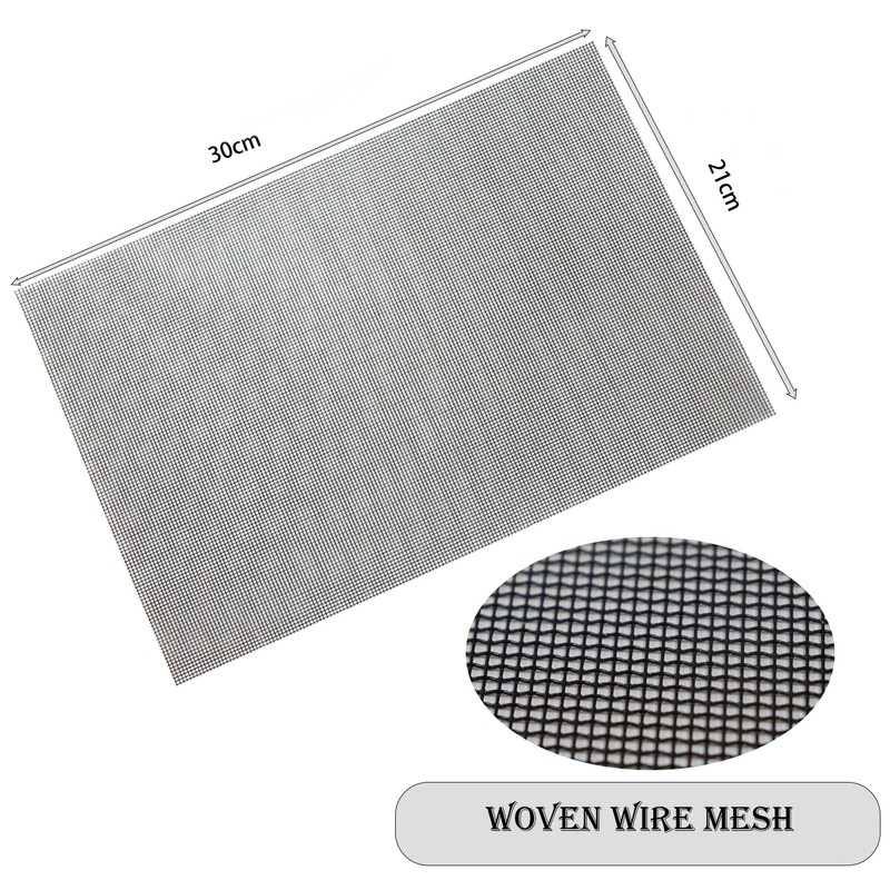 Wire Mesh Sheet, 4 Pack 16 Mesh Woven PVC Coated