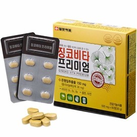 Ginkgo Vita 2 cans, 4 months, ginkgo leaf extract nutritional supplement / 징코비타 2통 4개월 은행잎추출물 영양제