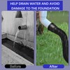 Rain Gutter Downspout Extensions Flexible, Drain Downspout Extender,Down Spout Drain