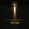 3000K LED Stair Light Stairway Hallway Corner Understep Light for