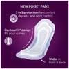 Poise Incontinence Pads, Light Absorbency, Regular Length, 120 Count