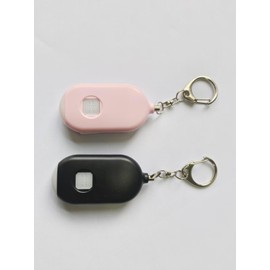 Personal Emergency Alarm with Key Fob, SOS Button, Set of 2, Pink and Black