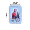 Healing Saints Card with Medal St. Lucy