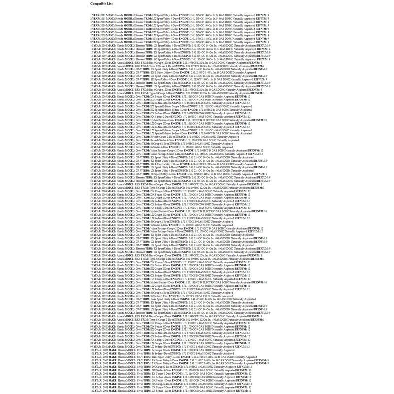 Genuine Honda 80291-S5A-003 Filter (A) Frame