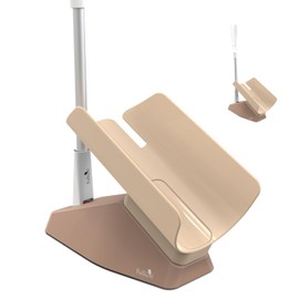 Fullicon EasySox, Aluminum Sock Horn Sock Aid, Sock Assistance Device No Bending for Senior Men Elderly Women, Safe Sock Device to Assist in Putting on Socks, Sock Puller Aid Easy On & Off (Beige)