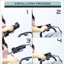 Universal Stroller Snack Tray Attachment with Cup Holder & Phone Slot – Compatible Snack Tray for Stroller Including Nuna Cup Holder for Stroller, UPPAbaby Vista V2 – Uppa Baby Accessories