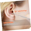 Healeved 1set Comfortable Ear Picks Stainless Steel Ear Wax Removal