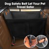 FURTIME Large Dog Car Seat, Upgraded PU Leather Back Seat