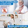Daytech Caregiver Pager Wireless Call Button for Elderly Call Bell