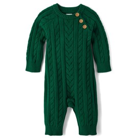 Gymboree,and Newborn Knitted Sweater Romper,Noble Forest,9-12 Months