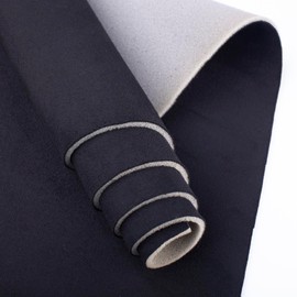 LTLSTYL Suede Auto Headliner Fabric 120" L x 60" W with 1/9"(3mm) Foam Backing - Headliner Material for Automotive RV Truck Boat Interior Replacement Repair DIY Decoration (Black)