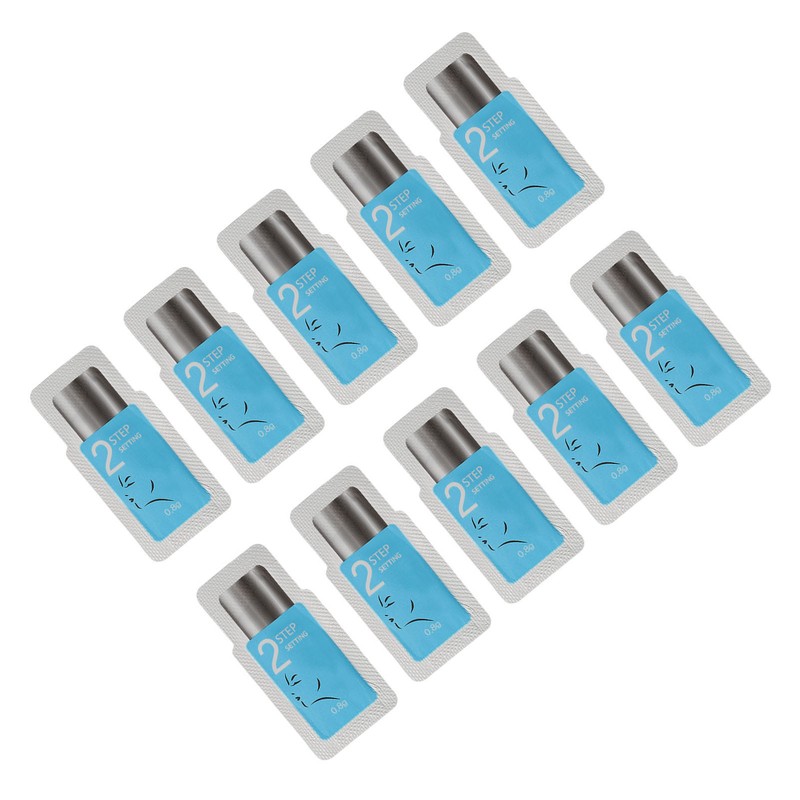 10pcs Lash Perming Fixation Agent Semi Permanent Skin Friendly Eyelash