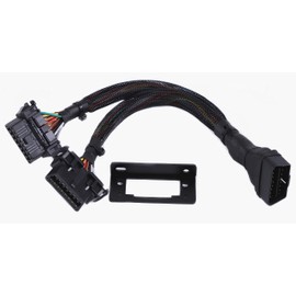 Underdash OBD2 Splitter Y Cable OBDII 1 Male to 2 Female Splitter 20awg Thick Wire