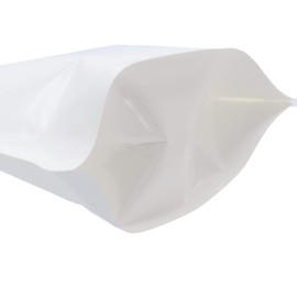 50pcs Premium Heavy Duty Reusable Plastic Pouch Flask Concealable Beverage w/Funnels (33.8 oz, White)