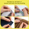 50 PCS Premium Large Eye Needles, 5 Sizes Sewing Sharp
