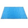 Picnic Blanket Blue Portable Foldable Outdoor Waterproof Sand Resistant Beach