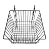 MH GLOBAL Set of 6 Pieces Black Metal Wire Slatwall