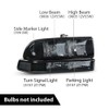 ALLGOOD Headlights & Bumper Turn Signal Light w/o Bulb Compatible