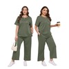OFEEFAN Airport Outfits for Women Summer 2 Piece Lounge Set