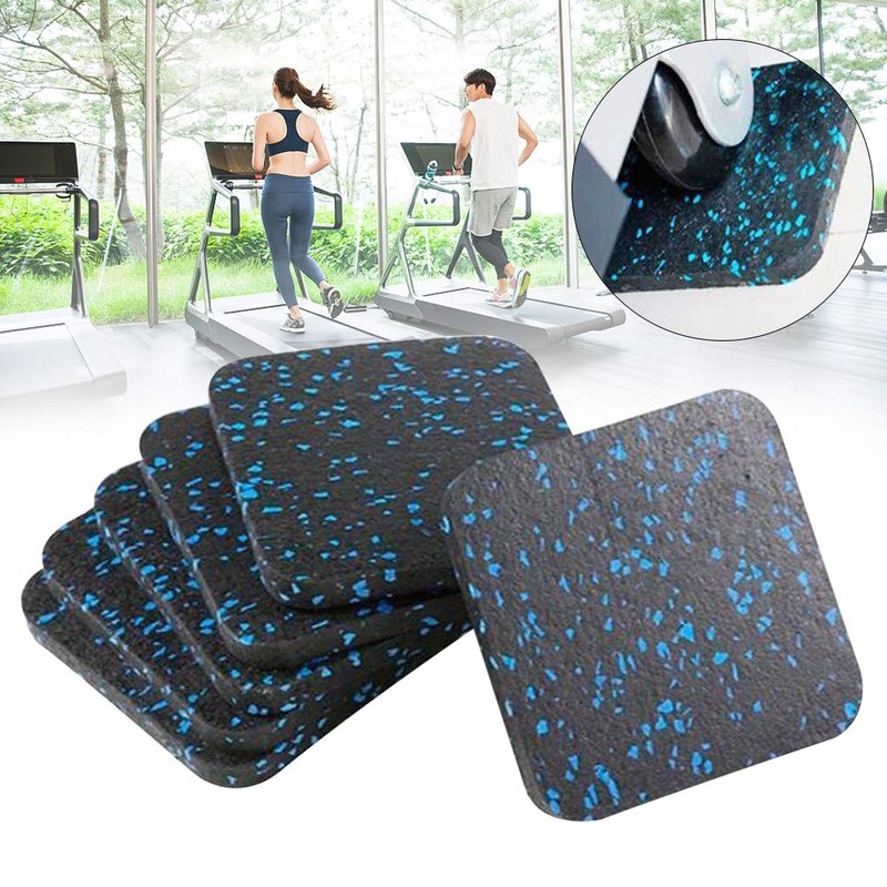 ZSooner Treadmill, Shock Absorbing Mat, 6 Pieces, Anti-Vibrasion, Sound Insulation,