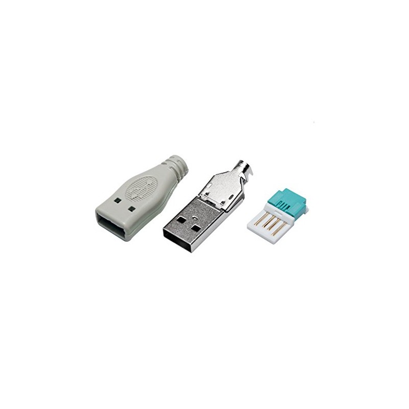 LogiLink UP0003 USB Type A Plug Set of 3 Parts