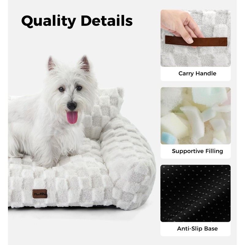 Made4Pets Cat and Dog Indoor Couch Bed, Soft Faux Fur