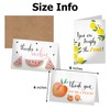 Pro Supply Global Fruit Thank You Cards With Envelopes 24