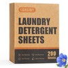 LANSIRY Laundry Detergent Sheets - 200 Loads Fresh Linen Scent