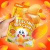 COKOC Peelable Gummies Mango,Peeling Gummies Mango Candy,Individual Packaging 2.64oz Bag