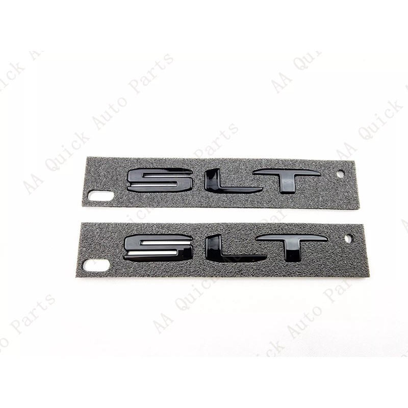 GMC 5PC Gloss Black Door Rear Tailgate Terrain SLT Letter
